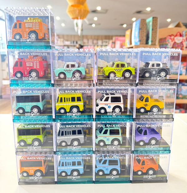 Pull Back Cars in container house - IS GIFT