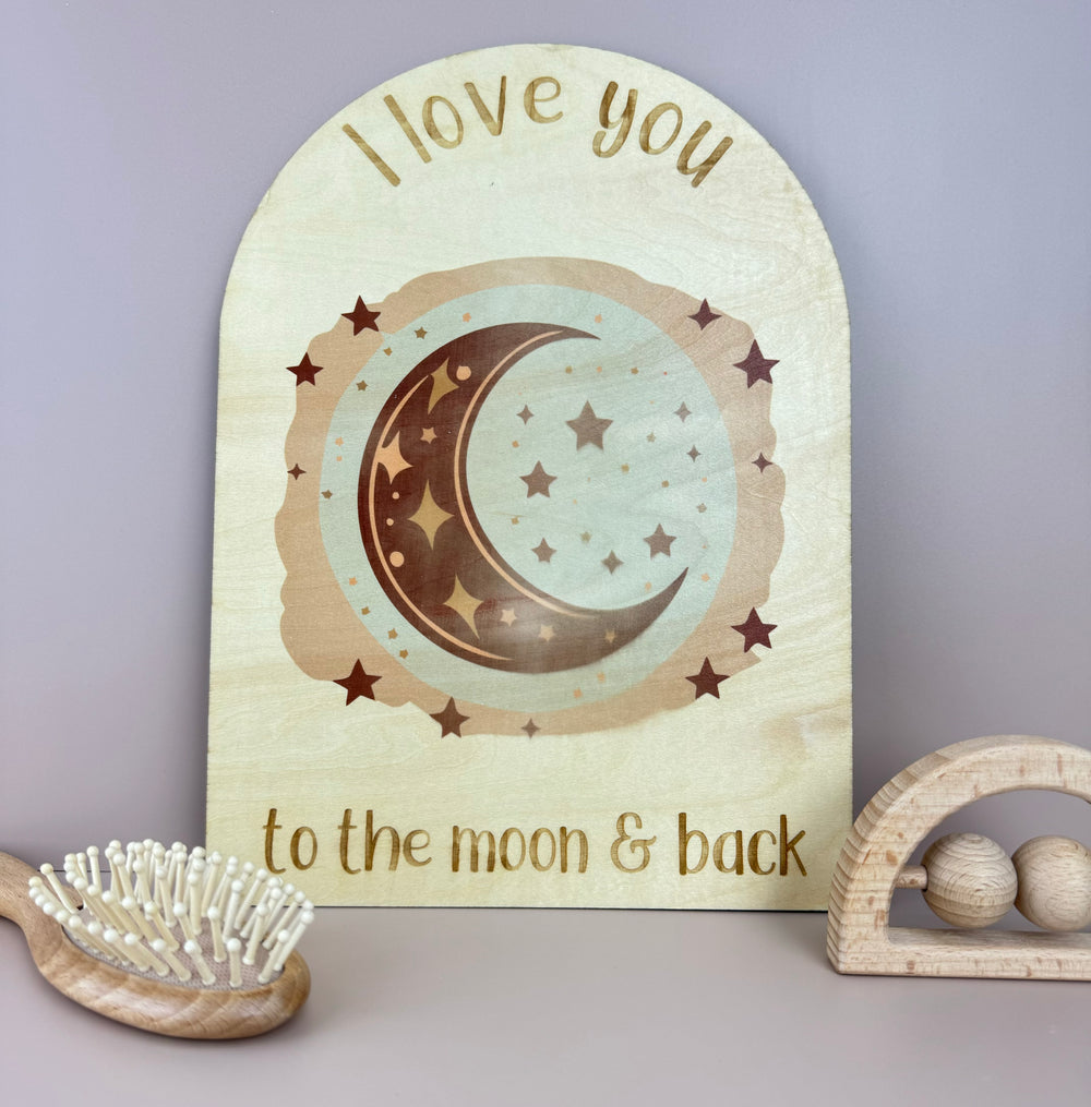 I love you to the moon & back - Decor Sign - Luma Light DISCOUNTED