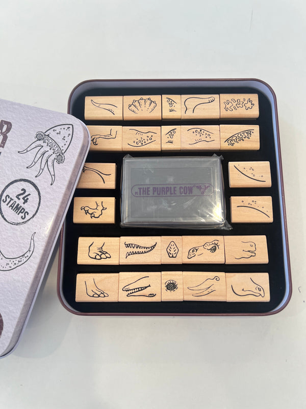 Stamper Travel Tin - Dino Maker - The Purple Cow