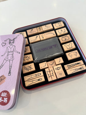 Stamper Travel Tin - Fashion - The Purple Cow