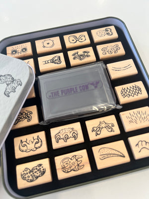 Stamper Travel Tin - Monster Maker - The Purple Cow
