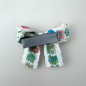 Alligator Hair Clip Bow - Floral Multi - Peppa Penny