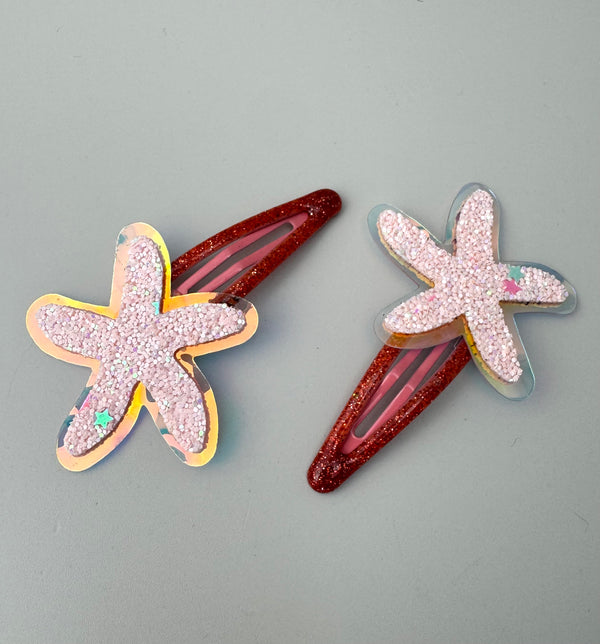 Starfish Clip Set - Pink - Peppa Penny
