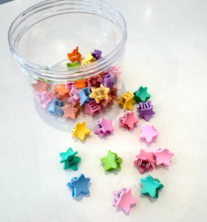 Mini Star Claw Clips - Pastel - Peppa Penny