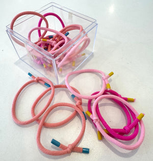 Pink Hair Tie Collection - Peppa Penny