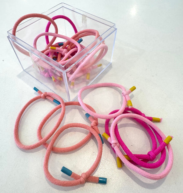 Pink Hair Tie Collection - Peppa Penny