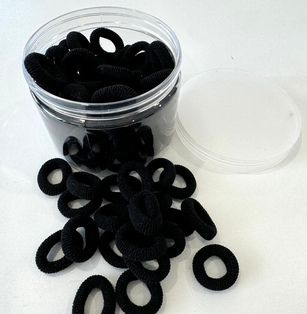 Small Seamless Hair Ties - Black - Peppa Penny