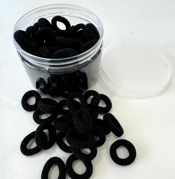 Small Seamless Hair Ties - Black - Peppa Penny