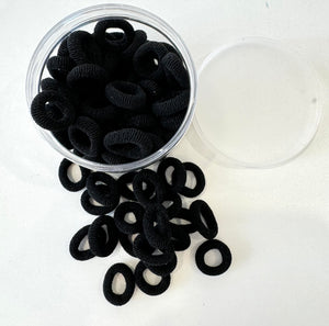 Small Seamless Hair Ties - Black - Peppa Penny