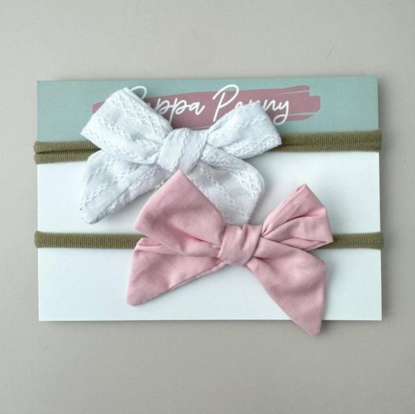 Bow Headband Duo - Lia - Peppa Penny