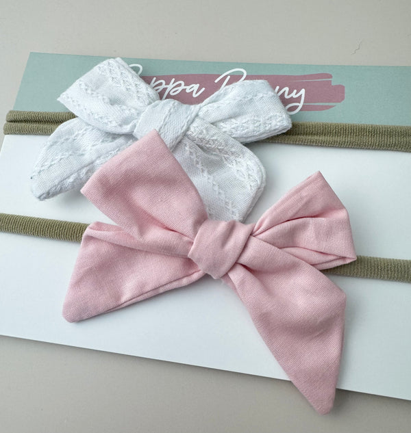 Bow Headband Duo - Lia - Peppa Penny