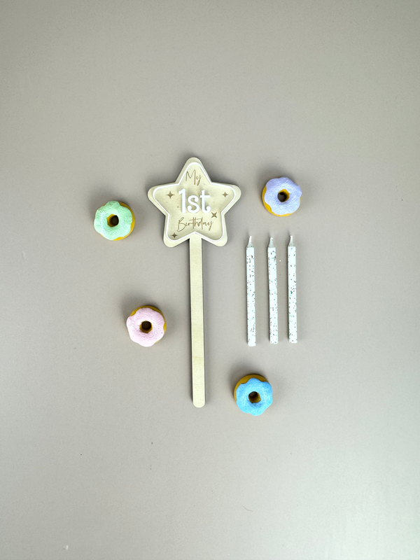 My 1st Birthday Star Wand - Luma Light