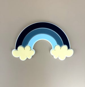 Acrylic Decor Shapes - Blue Rainbow - Luma Light DISCOUNTED