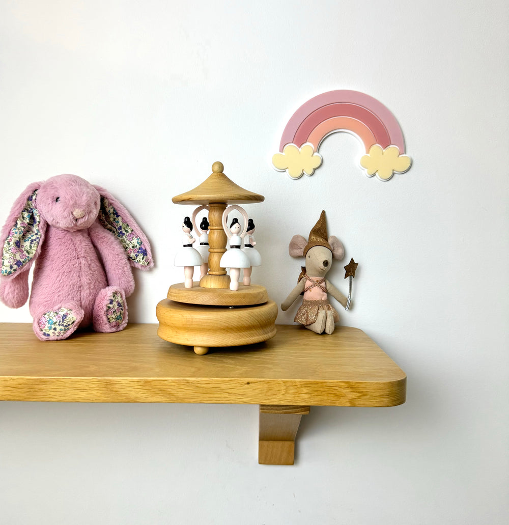 Acrylic Decor Shapes - Pink Rainbow - Luma Light