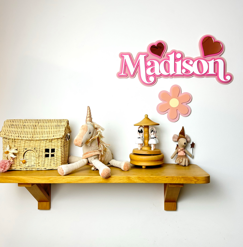 Acrylic Decor Shapes - Pink Daisy - Luma Light