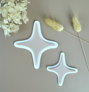 Acrylic Decor Shapes - Neutral Stars - Luma Light
