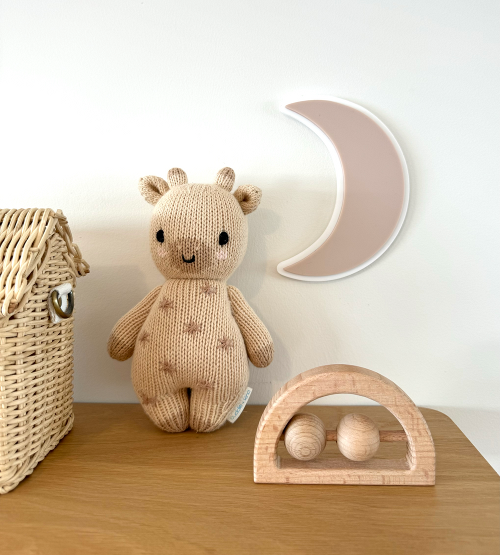 Acrylic Decor Shapes - Neutral Half Moon - Luma Light