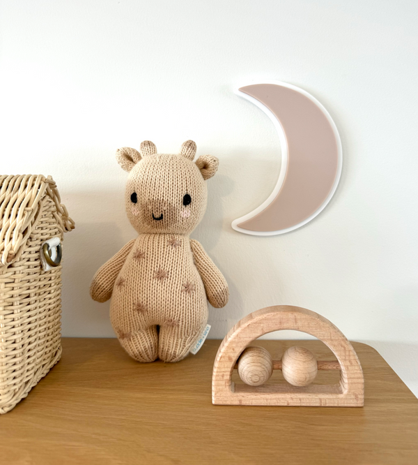 Acrylic Decor Shapes - Neutral Half Moon - Luma Light