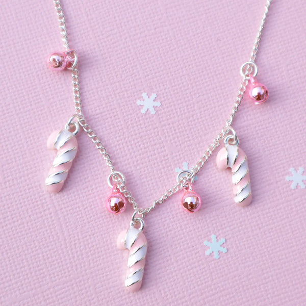Candy Cane Bells Necklace - Lauren Hinkley