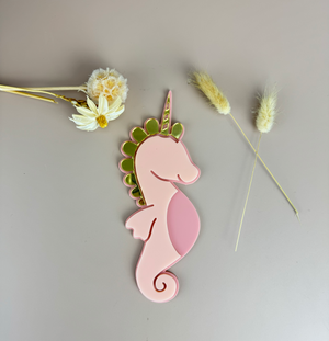 Acrylic Decor Shapes - Unicorn Seahorse - Luma Light