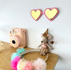 Acrylic Decor Shapes - Heart Sunglasses - Luma Light