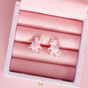 Pink Unicorn Earrings - Fairy Box - Lauren Hinkley