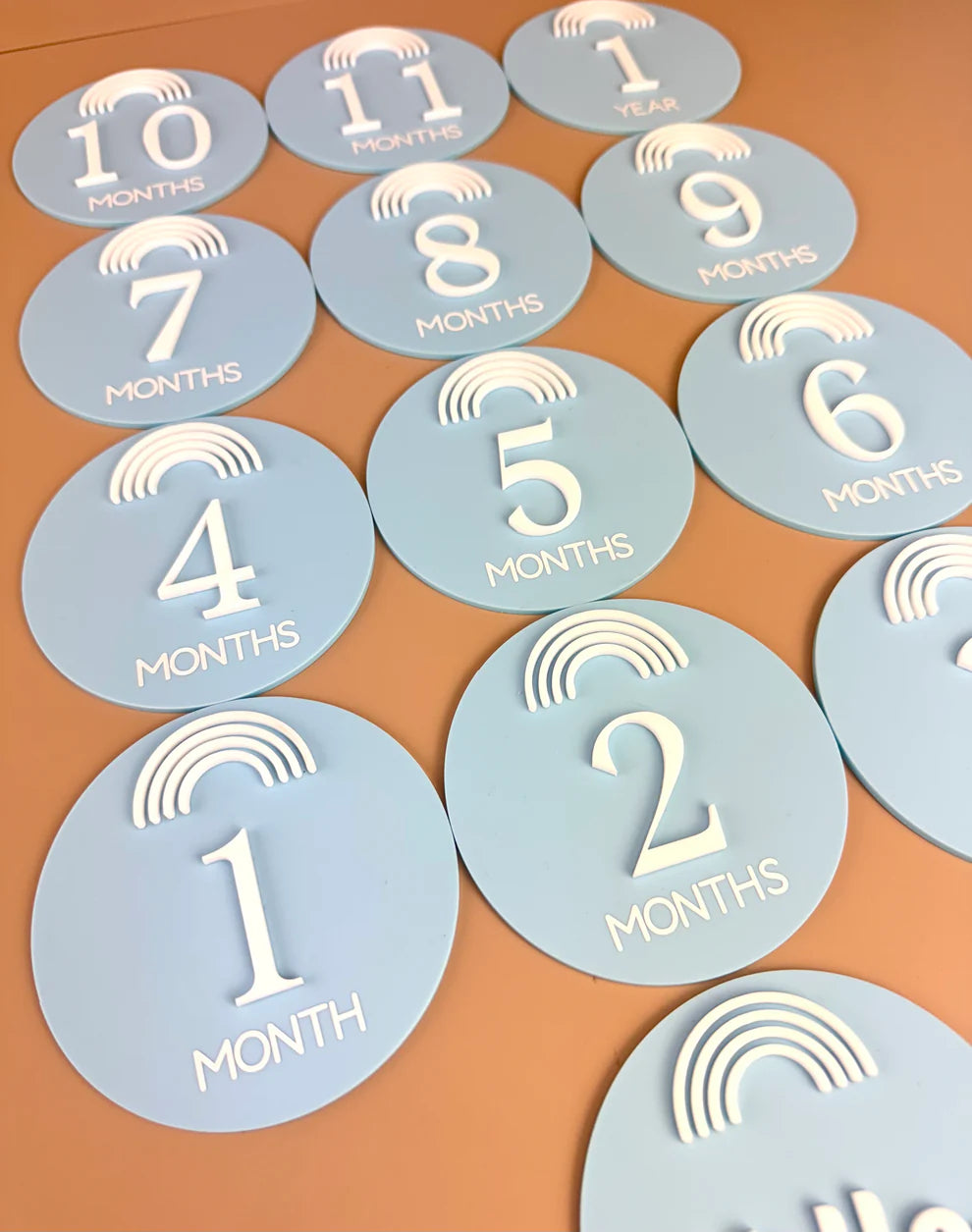 Blue Rainbow Milestone Disc Set - Luma Light DISCOUNTED