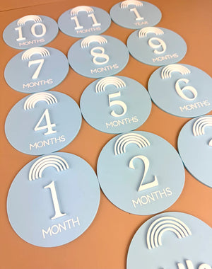 Blue Rainbow Milestone Disc Set - Luma Light DISCOUNTED