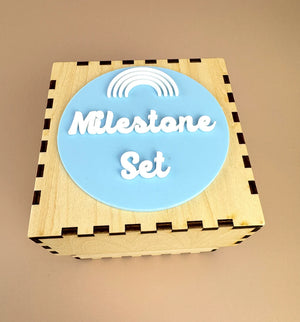 Blue Rainbow Milestone Disc Set - Luma Light DISCOUNTED