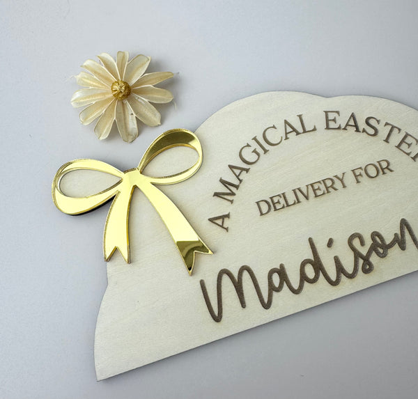 Custom Easter Crate Plaque- Magical - Luma Light