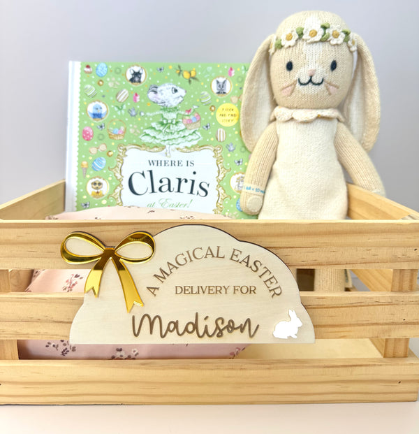 Custom Easter Crate Plaque- Magical - Luma Light