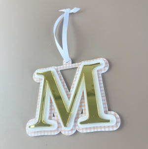 Triple Layered Christmas Ornament - Choose your Letter - Luma Light DISCOUNTED