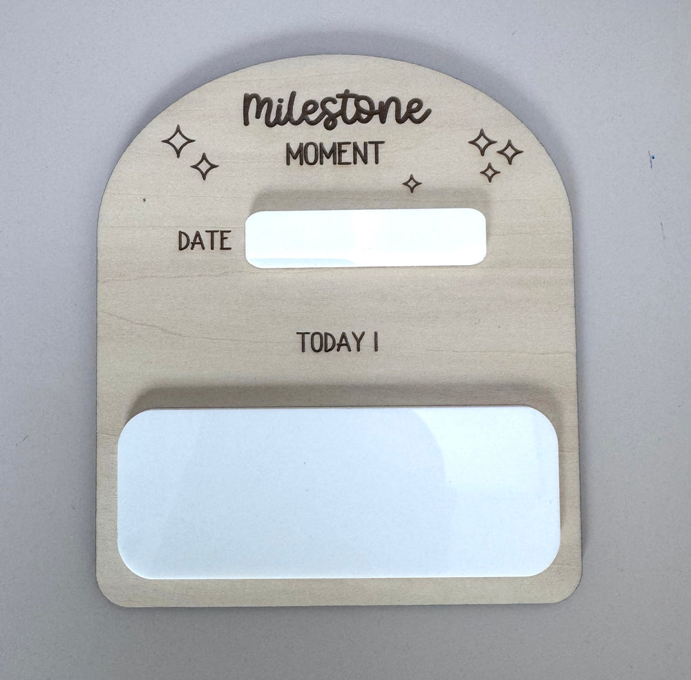 Milestone Moment Plaque  Reusable - Luma Light