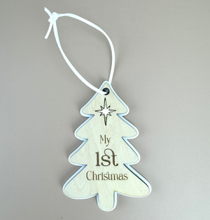 First Christmas Ornament - Tree - My 1st Christmas - Luma Light