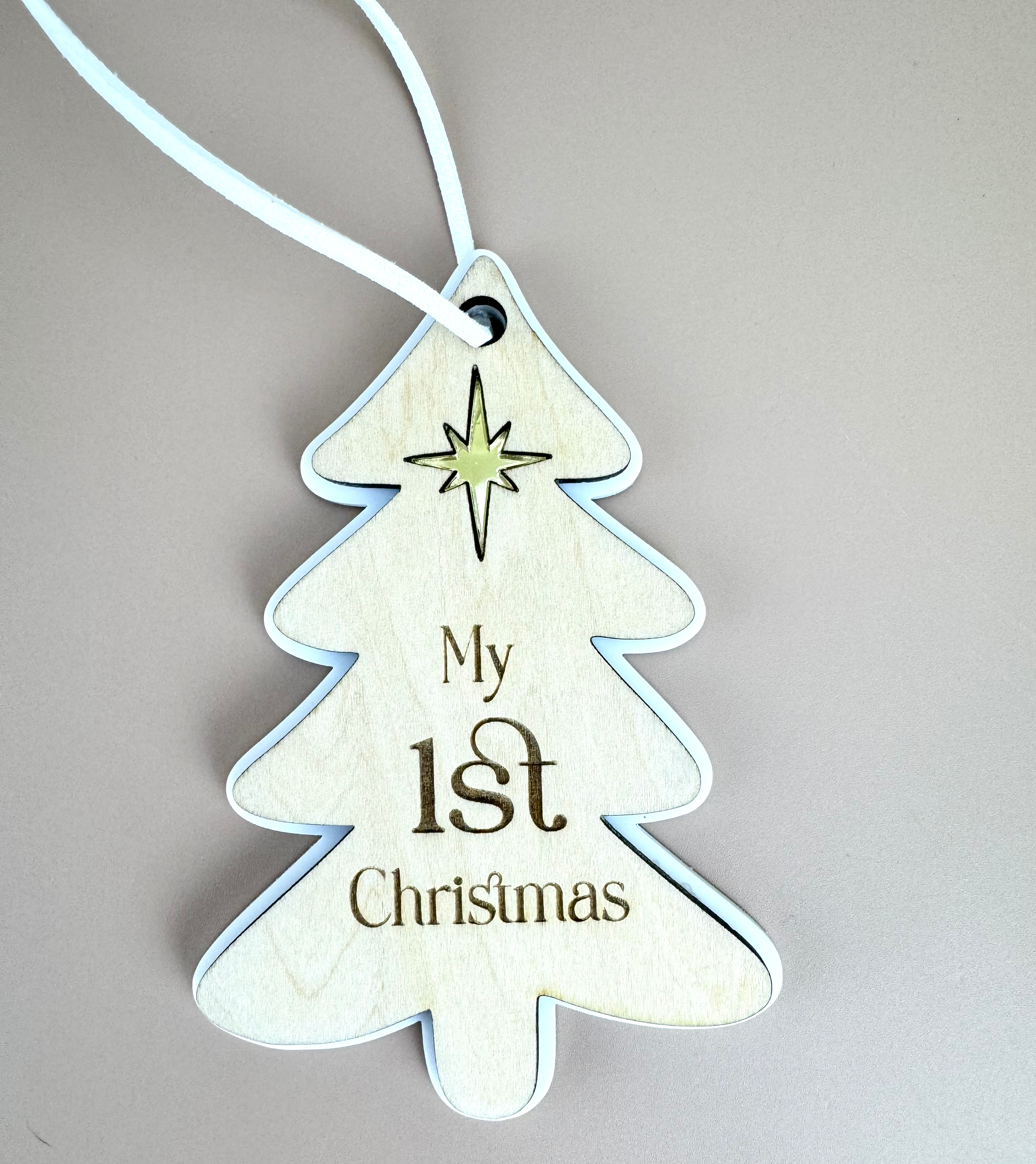 First Christmas Ornament - Tree - My 1st Christmas - Luma Light