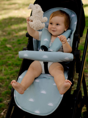 Pram Liner | Sage Sunshine - Bambella Designs