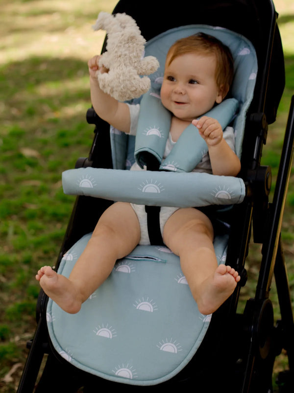 Pram Liner | Sage Sunshine - Bambella Designs