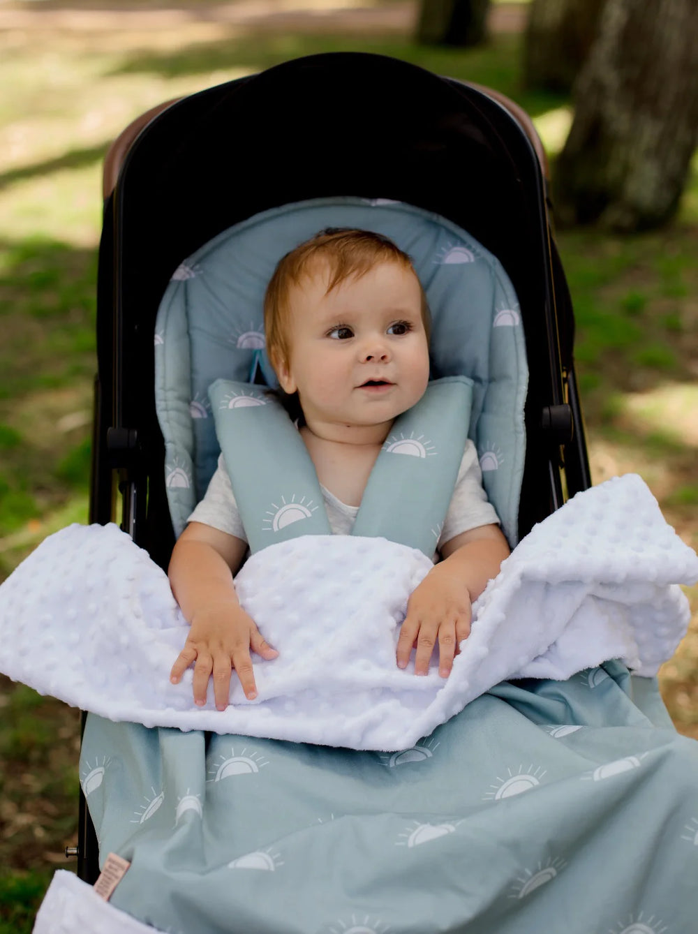 Pram Liner | Sage Sunshine - Bambella Designs
