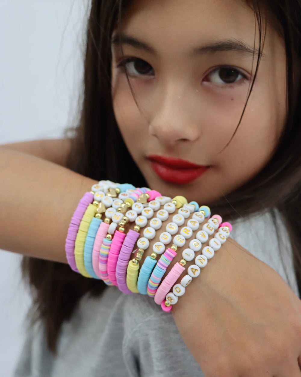 Romantics Friendship Bracelets - Pink Poppy DISCOUNTED