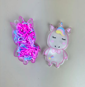 Unicorn box Mini hair elastics set - Peppa Penny