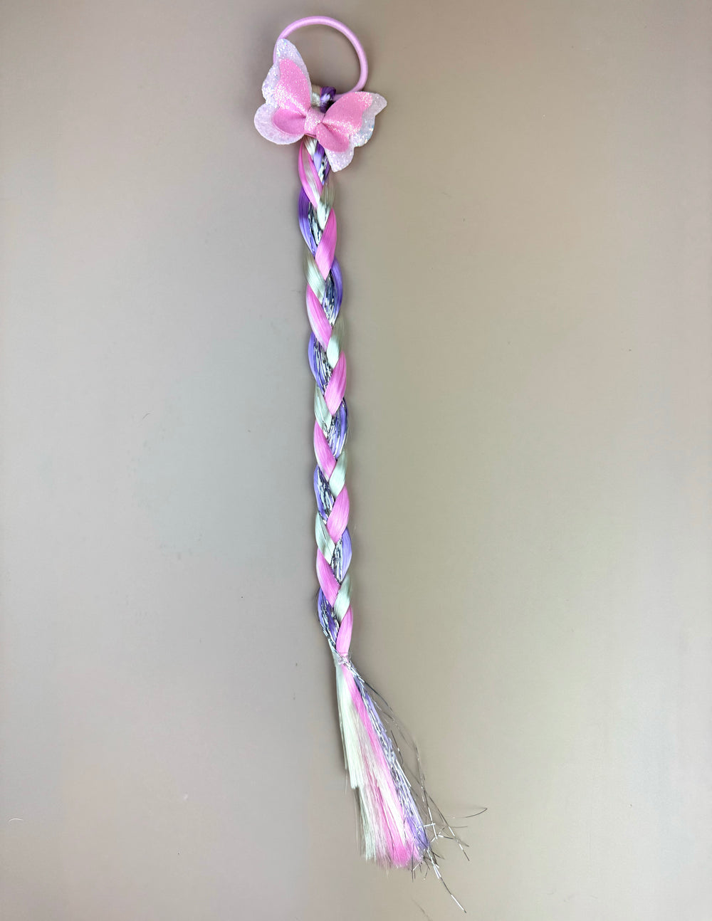 Butterfly Hair Tie with Hair Extension - Peppa Penny
