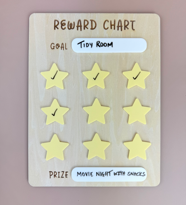 Reward Chart - Reusable Star Chart - Luma Light