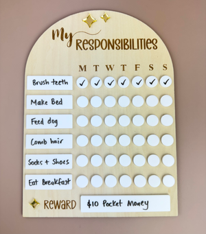 My Responsibilities - Reusable Chore Chart - Luma Light
