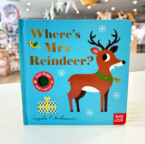Where's Mrs Reindeer? Flap Board Book