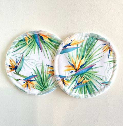 Reusable Breast Pads - Birds of Paradise - Milky Goodness
