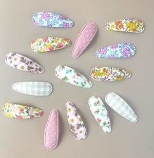 Linen Snap Clip Duo - Andi - Peppa Penny