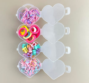 Mini Mix -Elastics + Seamless + Bunny Clips - Heart Box - Peppa Penny