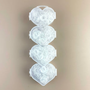 Mini Elastics - Clear - Heart Box - Peppa Penny