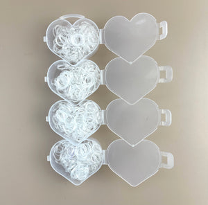 Mini Elastics - Clear - Heart Box - Peppa Penny