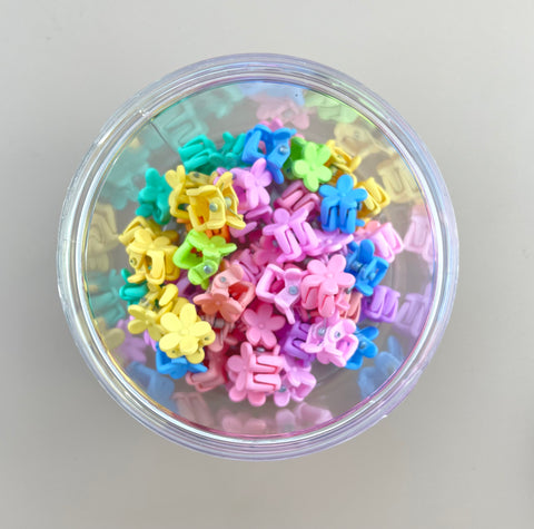 Mini Flower Claw Clips - Pastel - Peppa Penny